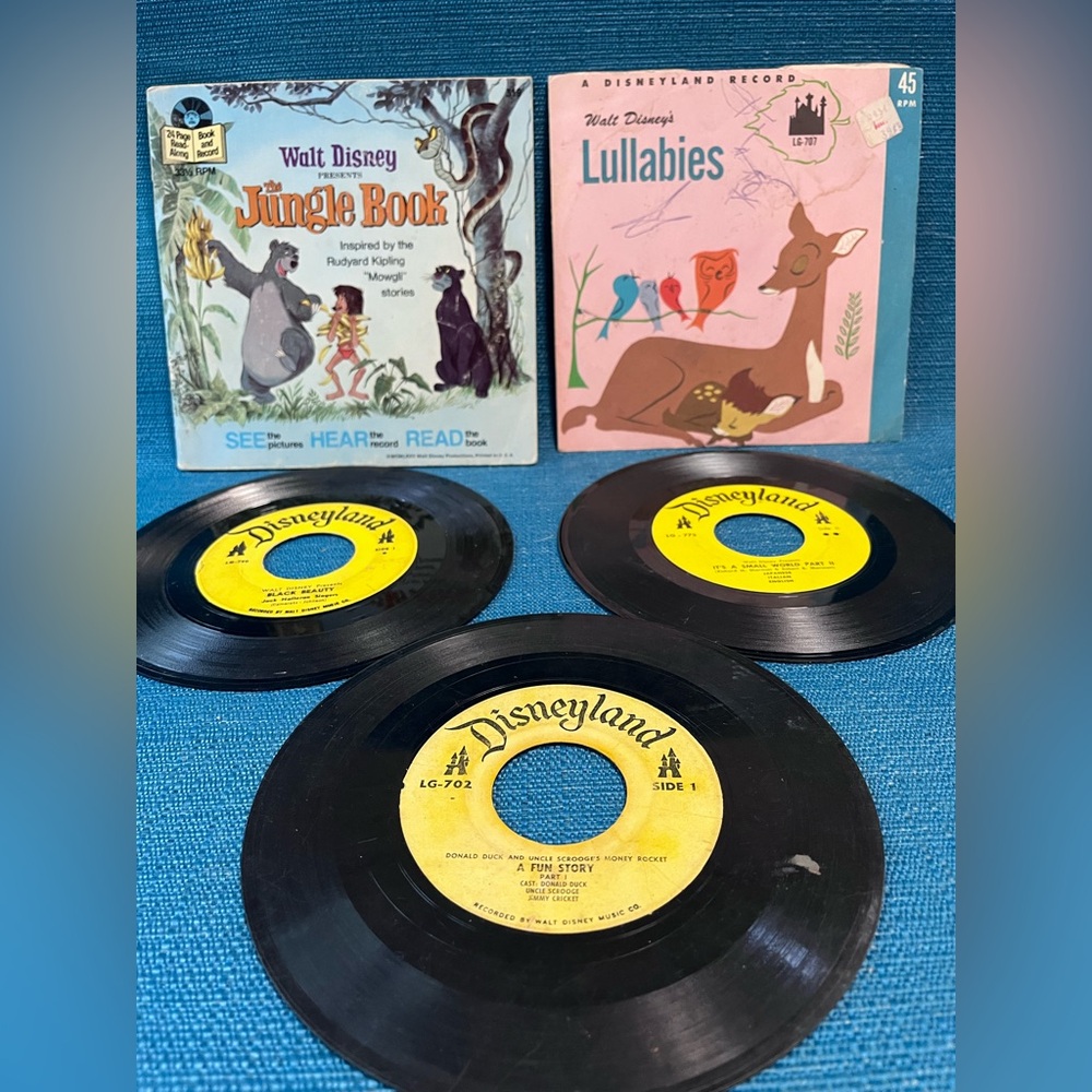 Walt Disney, Disneyland, the jungle book see, hear, read, other record,lullabies